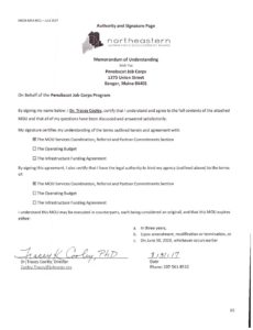 NWDB Area MOU SIgnature Page Penobscot Job Corps pdf NWDB Area MOU SIgnature Page - Penobscot Job Corps